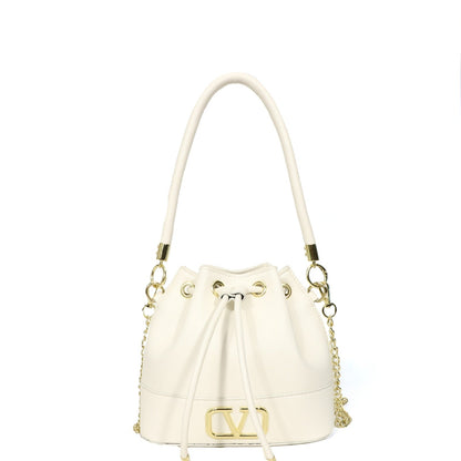 Mini Bucket Bag In Nappa With Vlogo Signature Chain With Box
